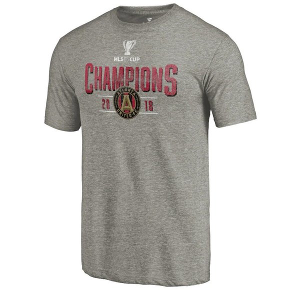 Atlanta United FC T-Shirt MLS Gray Size Small Soccer Cup Champions - Picture 2 of 10